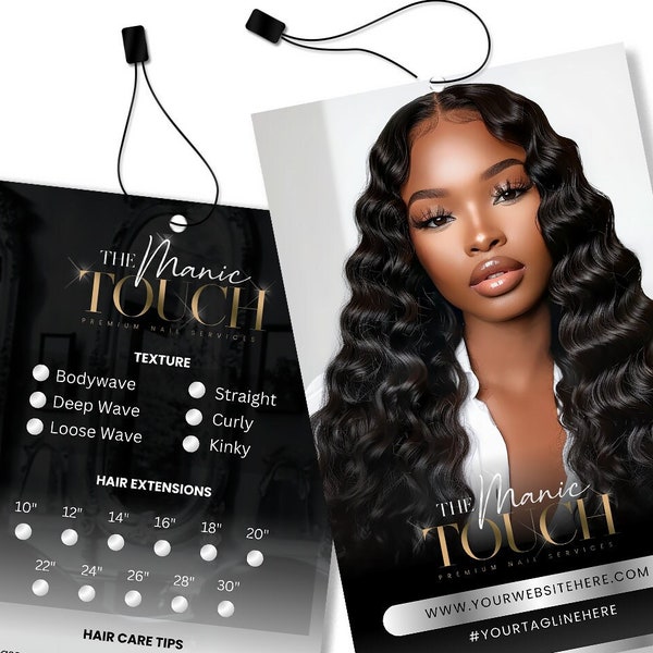 Hair Business Card, Hair Extensions Card, Lash Business Card ...
