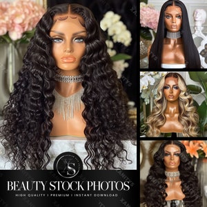Hair Website Stock Photos, Wig Mannequin Stock Photos, Wig Stock Photos, Hair Extension Stock Photos, Stock Photos for Hair Business