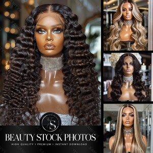 Hair Website Stock Photos, Wig Mannequin Stock Photos, Wig Stock Photos, Hair Extension Stock Photos, Stock Photos for Hair Business