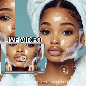 スキンケア動画、スキンケアストック写真、スキンケアウェブサイト画像、スキンケアリール、スキンケアInstagramテンプレート、ボディバターウェブサイトモデル