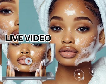 Skincare Videos, Skincare Stock Photos, Skincare Website Images, Skincare Reel, Skincare Instagram Template, Body Butter Website Model