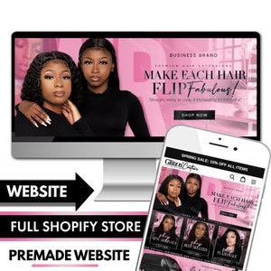Haar Website Design, Lace Wig Website, Haar erweiterungen Website, Website Design Von Beizen, Vorgefertigtes Thema