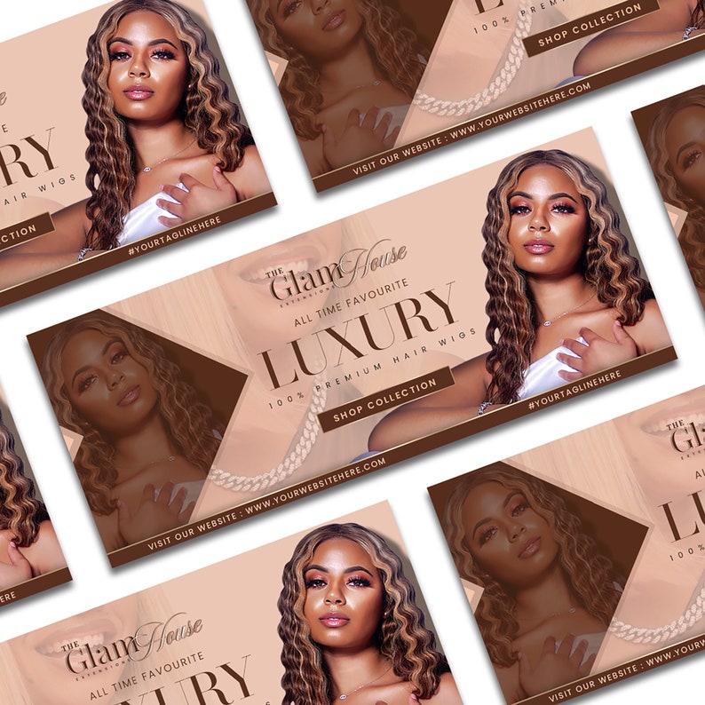 Premade Hair Extensions Shopify Website Design, Hair Store - Etsy