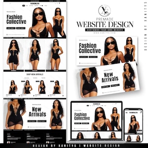 Shopify Theme Clothing, Shopify Website Template, Clothing Website, Clothing Brand Website, Shopify Store Design, Shopify theme boutique image 5