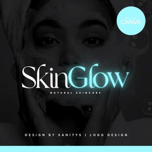 Modèle de logo de soins de la peau, création de logo de soins de la peau, logo de site Web de soins de la peau, logo de beurre corporel, logo de produits de beauté, logo de contour du corps, modèle de logo de beauté DIY