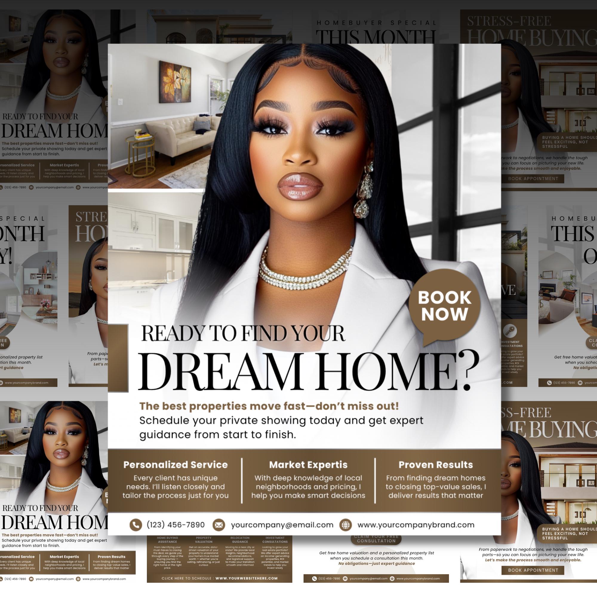Realtor Flyer Templates, Editable Real Estate Marketing (canva PDF) - Etsy