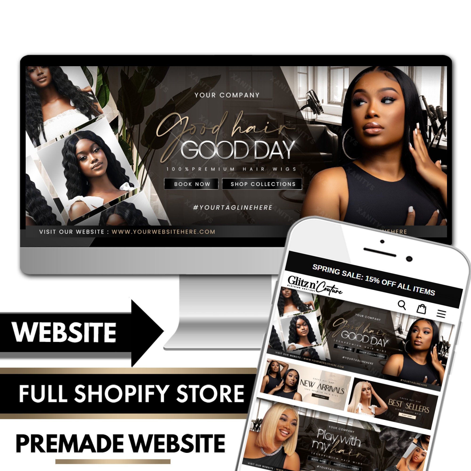 Hair Stylist Website Design Hair Dresser Website Hair - Etsy Hair Stylist Website Design Hair Dresser Website Hair - Etsy