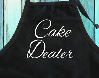 Cake Dealer Apron: Funny Baker Gift with Pockets