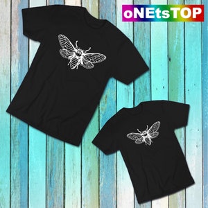 Große Waldzikade T-Shirt | Entomologen-Shirt | Insekten T-Shirt | Bug Sammler T-Shirt | Bug Liebhaber Geschenk Unisex Erwachsene & Jugend Kind Rundhals T-Shirt
