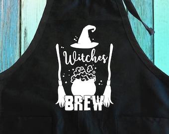 Witches Brew Apron: Halloween Kitchen Magic, Funny Cooking Gift