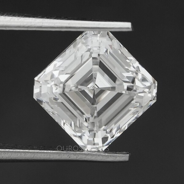 Loose Asscher Cut Diamond Etsy