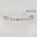 Rose Gold Diamond Half Eternity Band/ Lab-Grown Diamond Matching Band/Perfect Stacking Ring For Her/ Birthday Gift/ Gift For Your Girlfriend