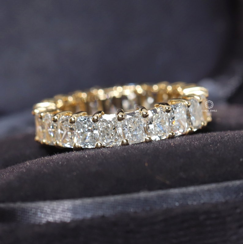 Radiant Full Eternity Band / Certified LabGrown Diamond Etsy