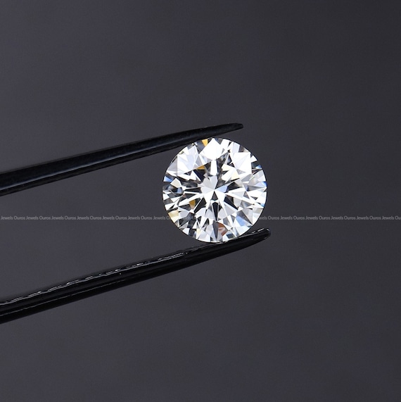 5 mm Rund Brillantschliff 0,5ct VVS1 Weiß Farbe I-J Moissanit Diamant 