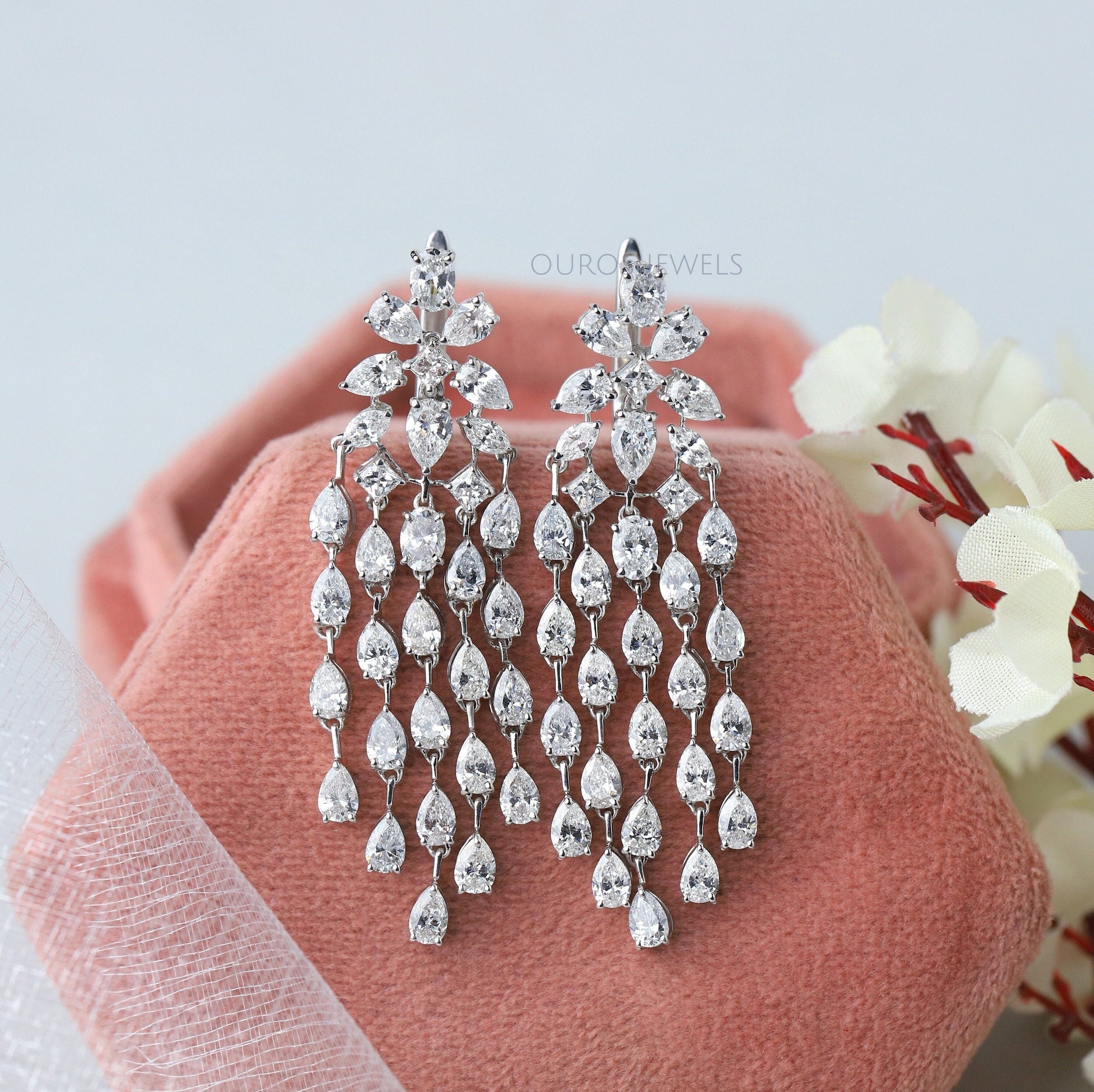 Drops Of Fantasy Diamond Earrings