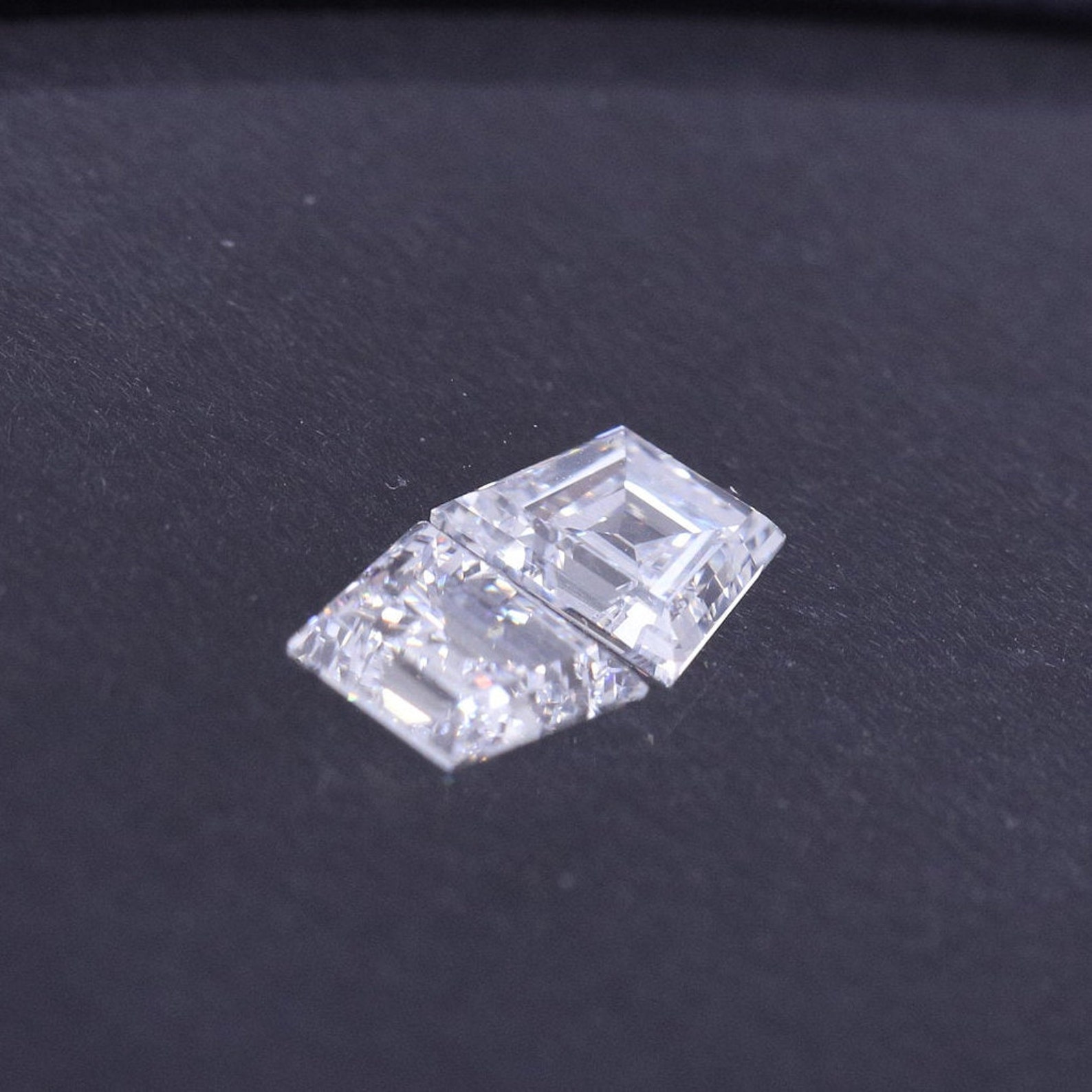 1.10 CT Trapezoid Cut Diamond/ Lab Grown Antique Shape Etsy