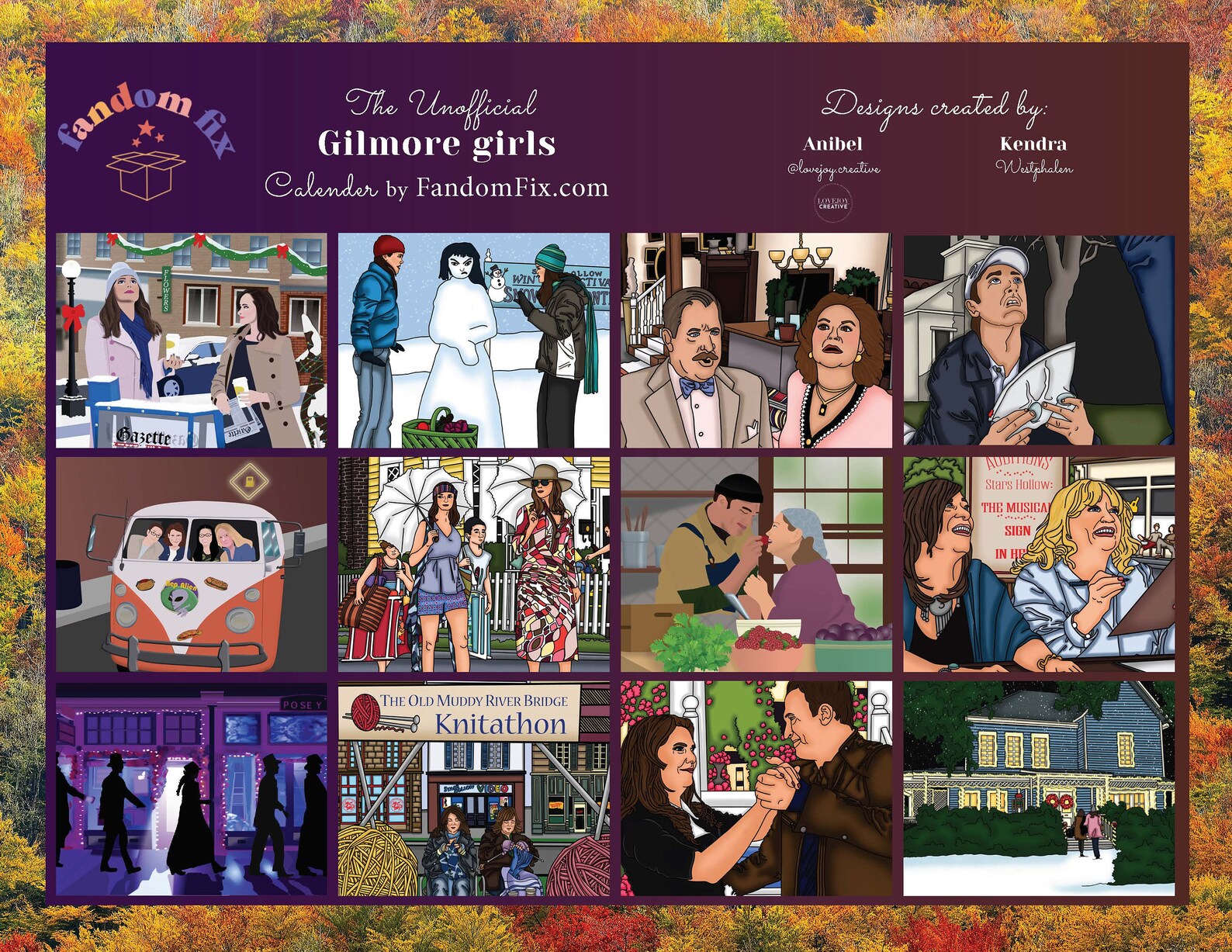 Gilmore Girls 2024 Calendar Milly Rozanna