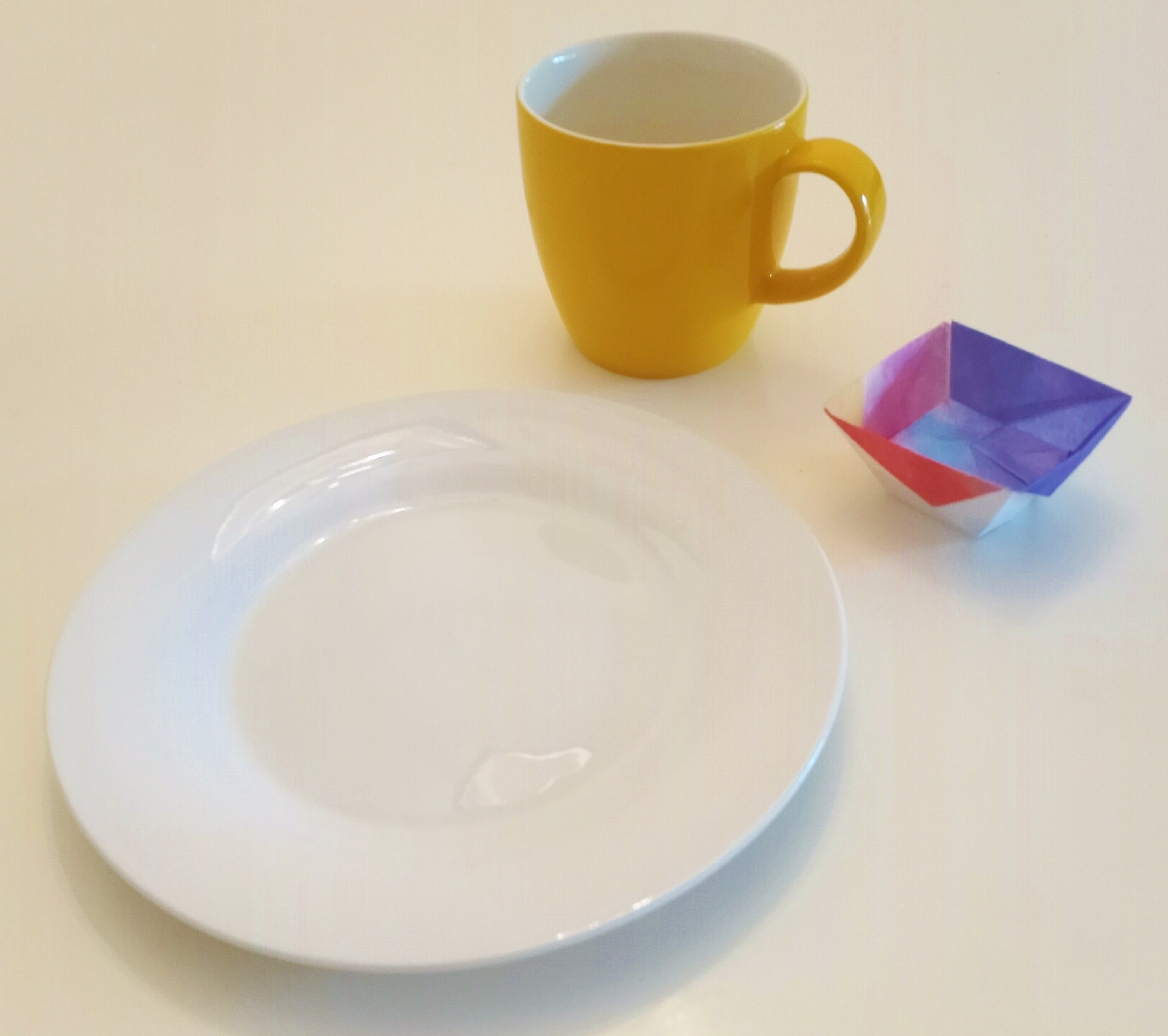 Elegante plato de origami para entretener o mostrar Etsy