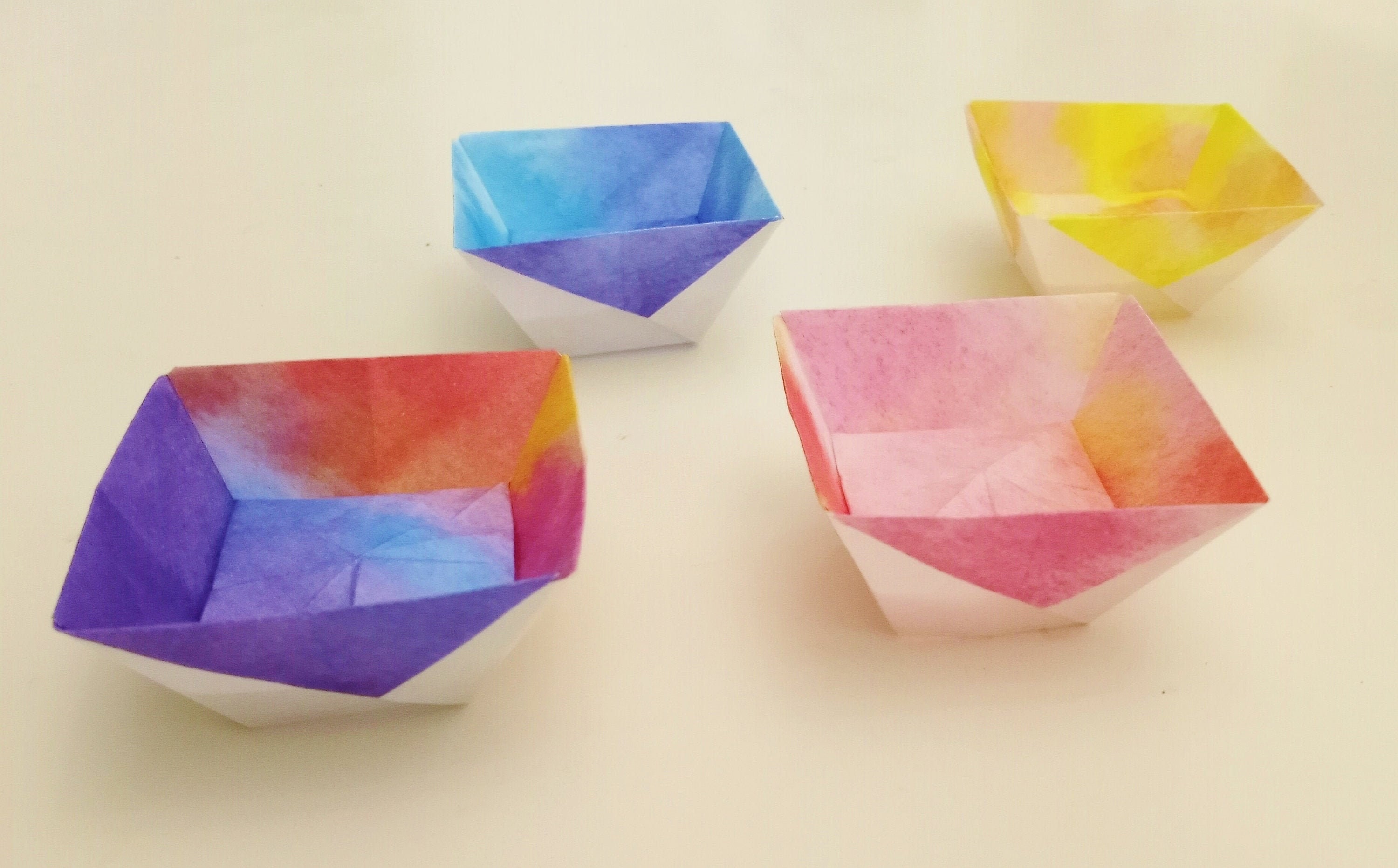 Elegante plato de origami para entretener o mostrar Etsy