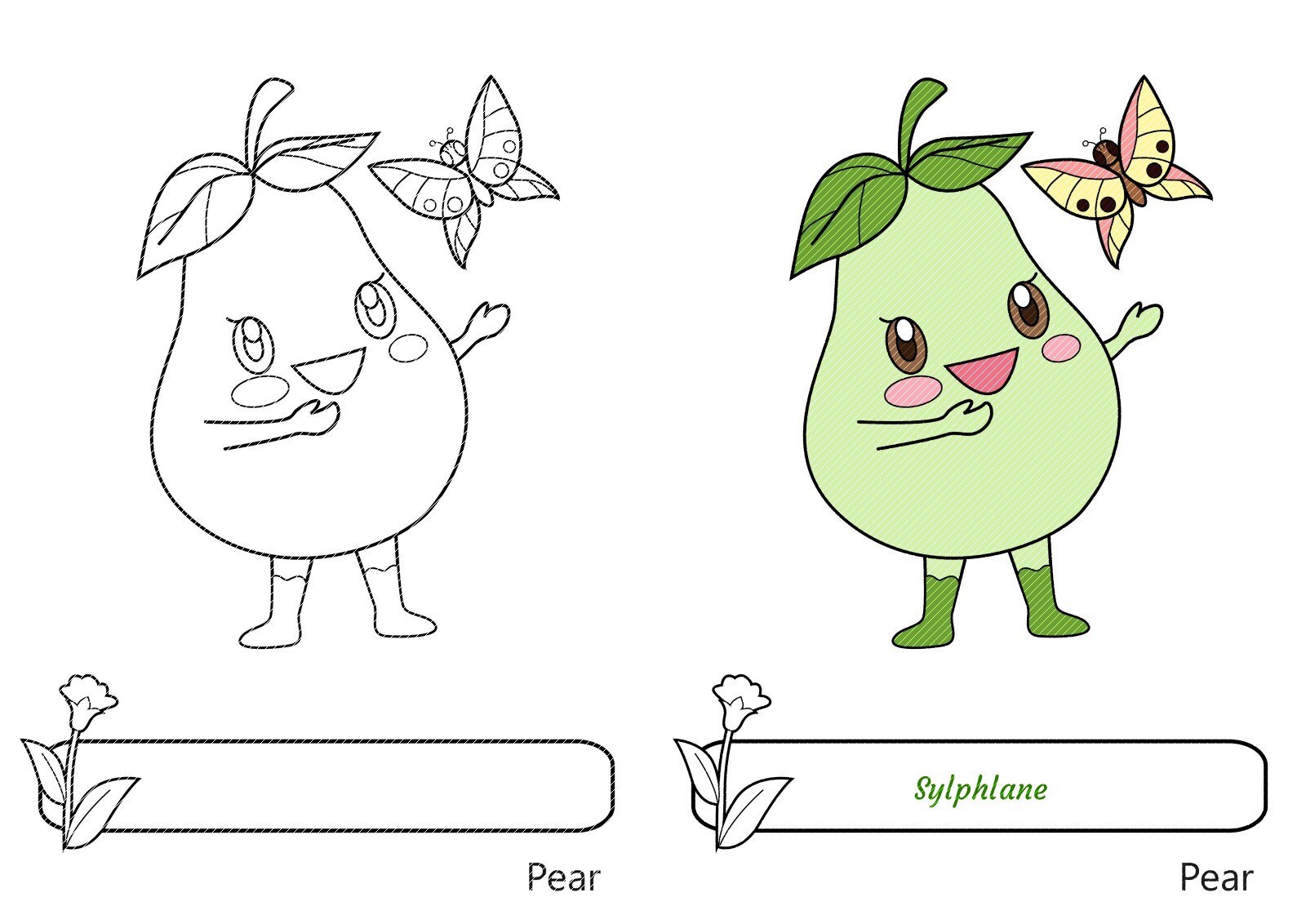 Fresh and Juicy Coloring Page, Kids Activity Sheet, Coloring Book for ...