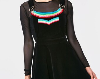 formal dungaree dress