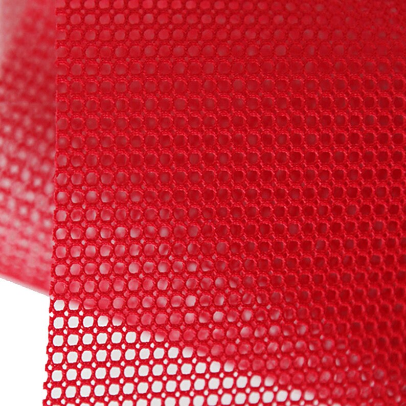 Fabric 3mm Stiff Mesh Red Fabric 59 Wide by Yard 38601 Etsy