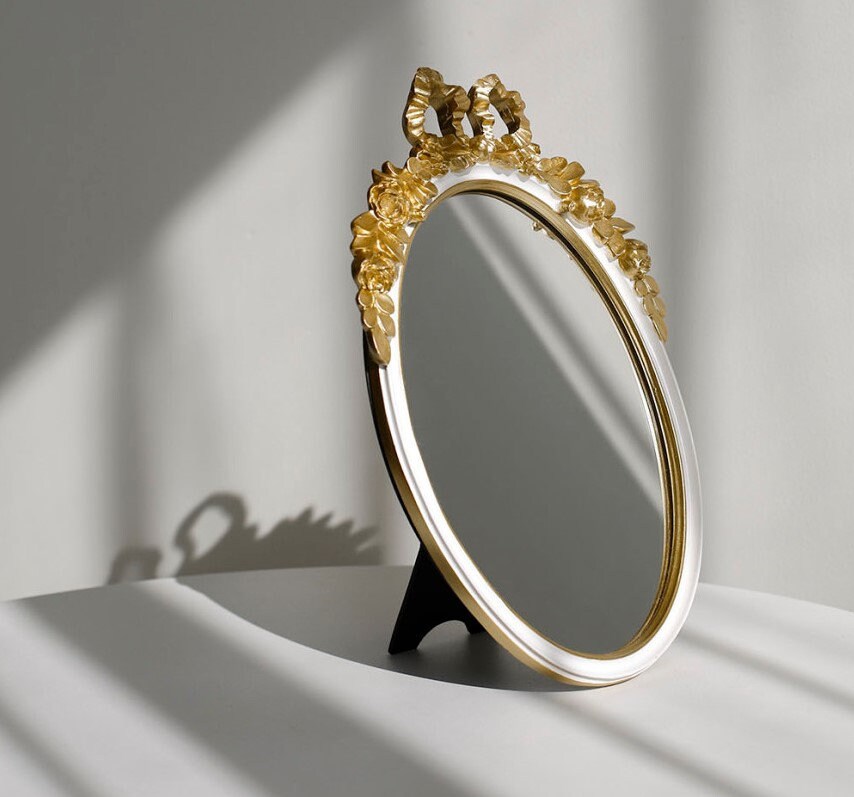 Antoine Antique Stand Mirror WHITE Etsy