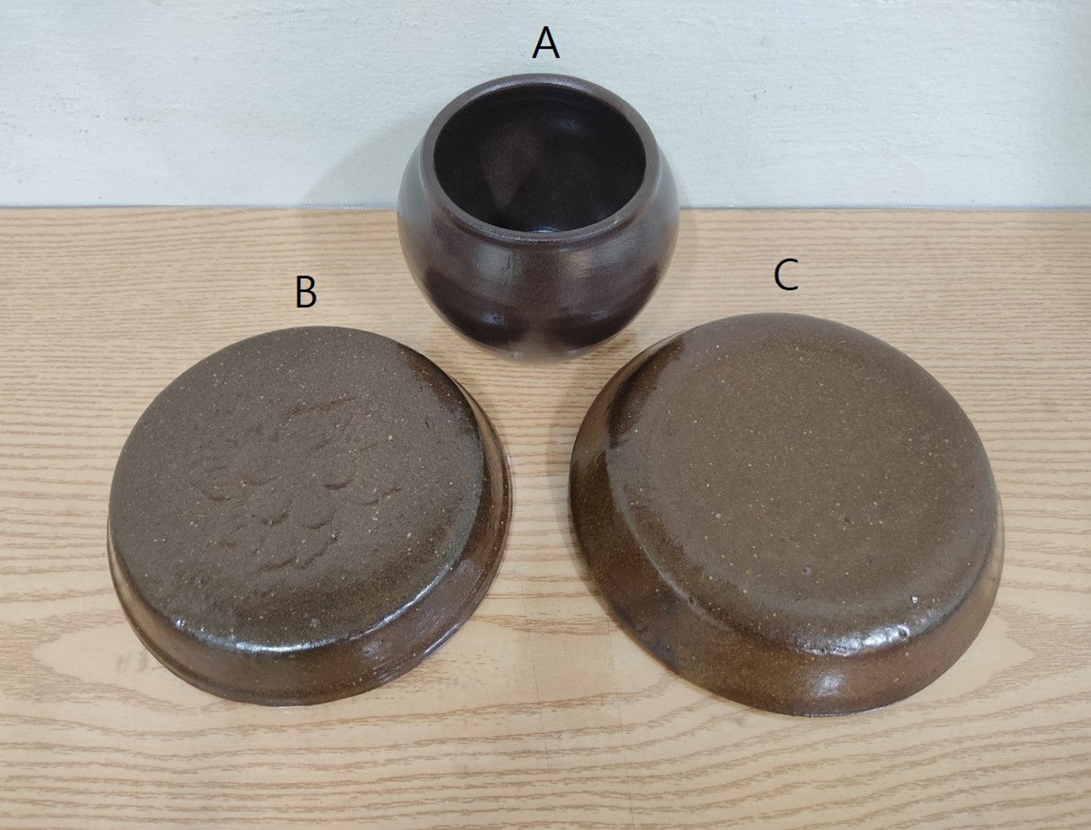 Discount / Korean Onggi Kimchi pot Ceramic 3P Set Etsy