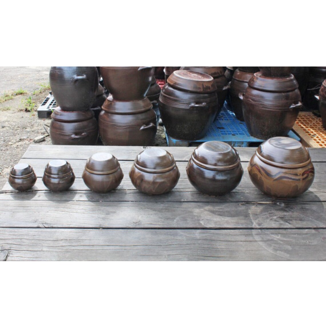 Korean onggi kimchi pot and korean fermentation pot _3Size Etsy