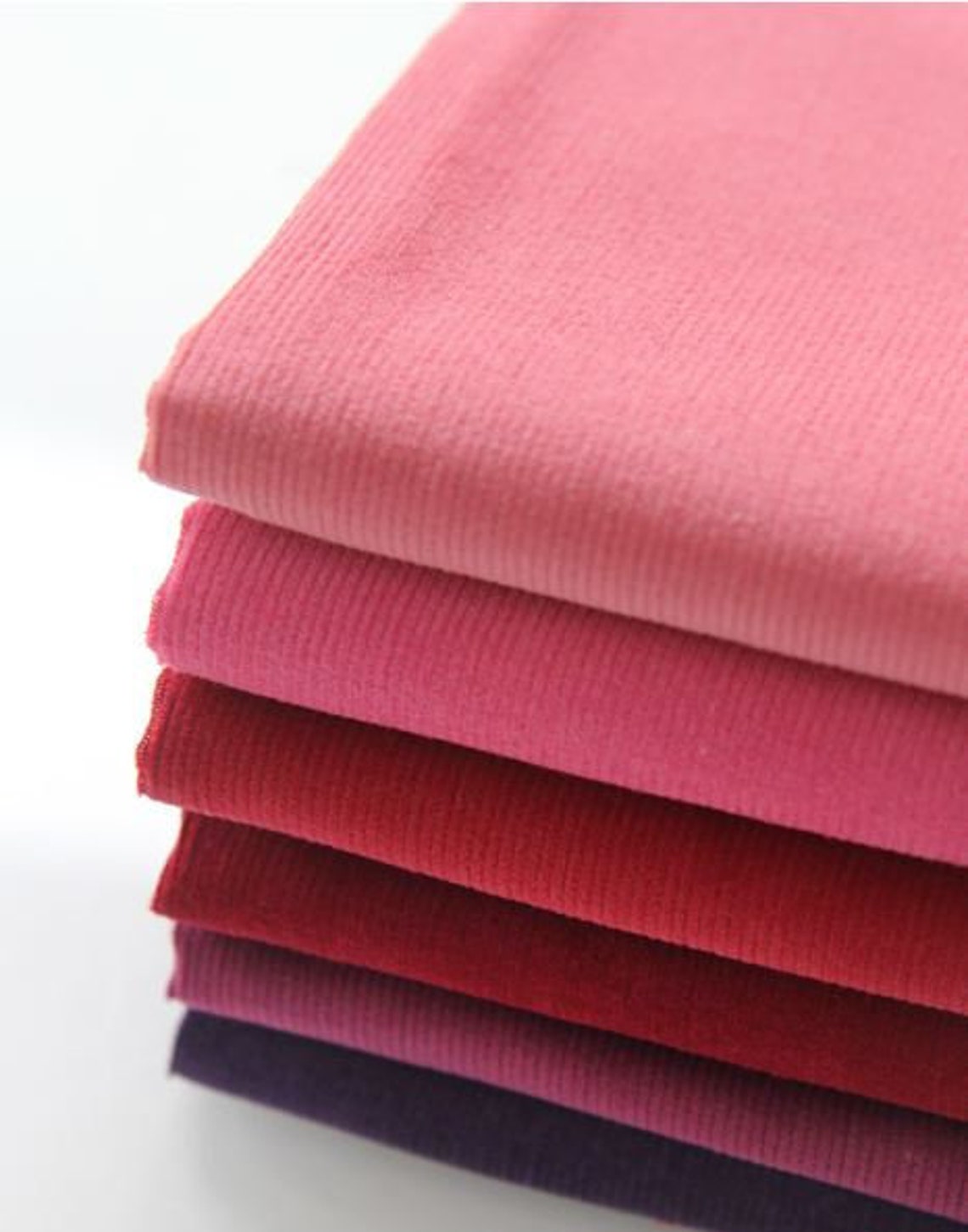 Fabric Pink Nature Thin Corduroy Fabric 43.3 Wide by Etsy