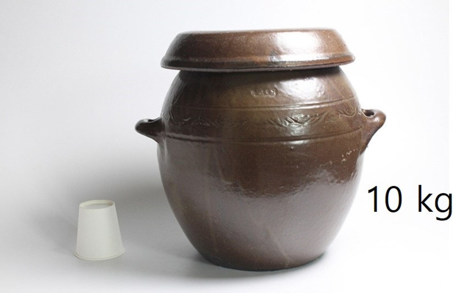 Pot à Kimchi Fermentation 4L Ou 5L - Hermétique, Plaque De Pression - Pour Légumes, Choucroute