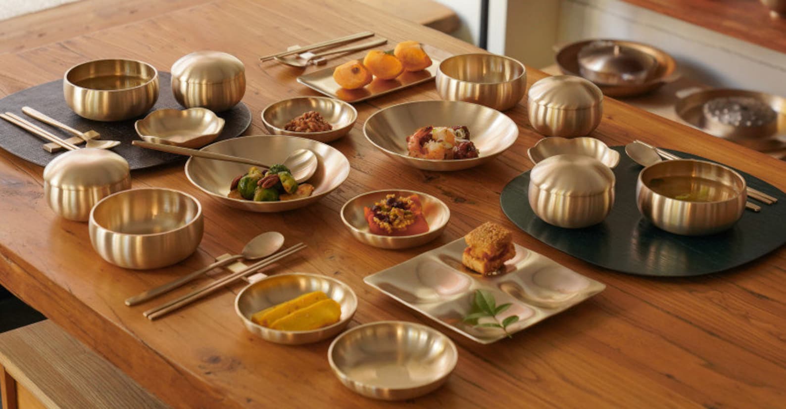 Bangjja Yugi Korean Rice Bowl cutlery set / Luxurious Etsy