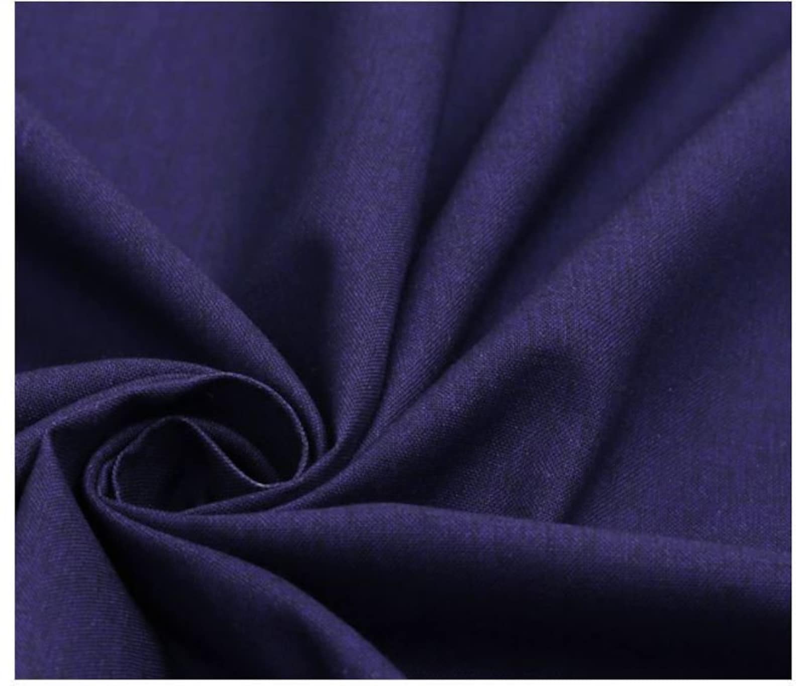 Fabric Deep Indigo 33 Plain Weave 20's Cotton Fabric | Etsy
