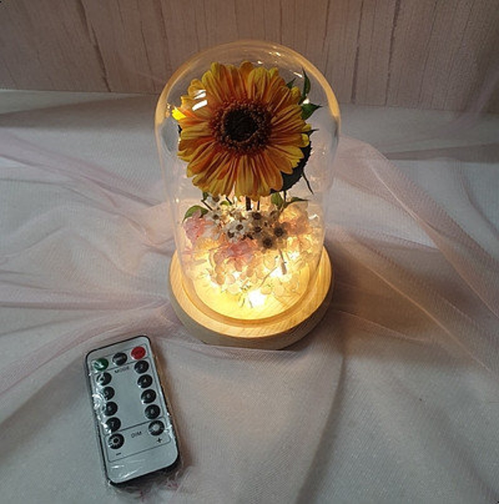 Colorful Artificial Sunflower Gift Led Light String on The Etsy