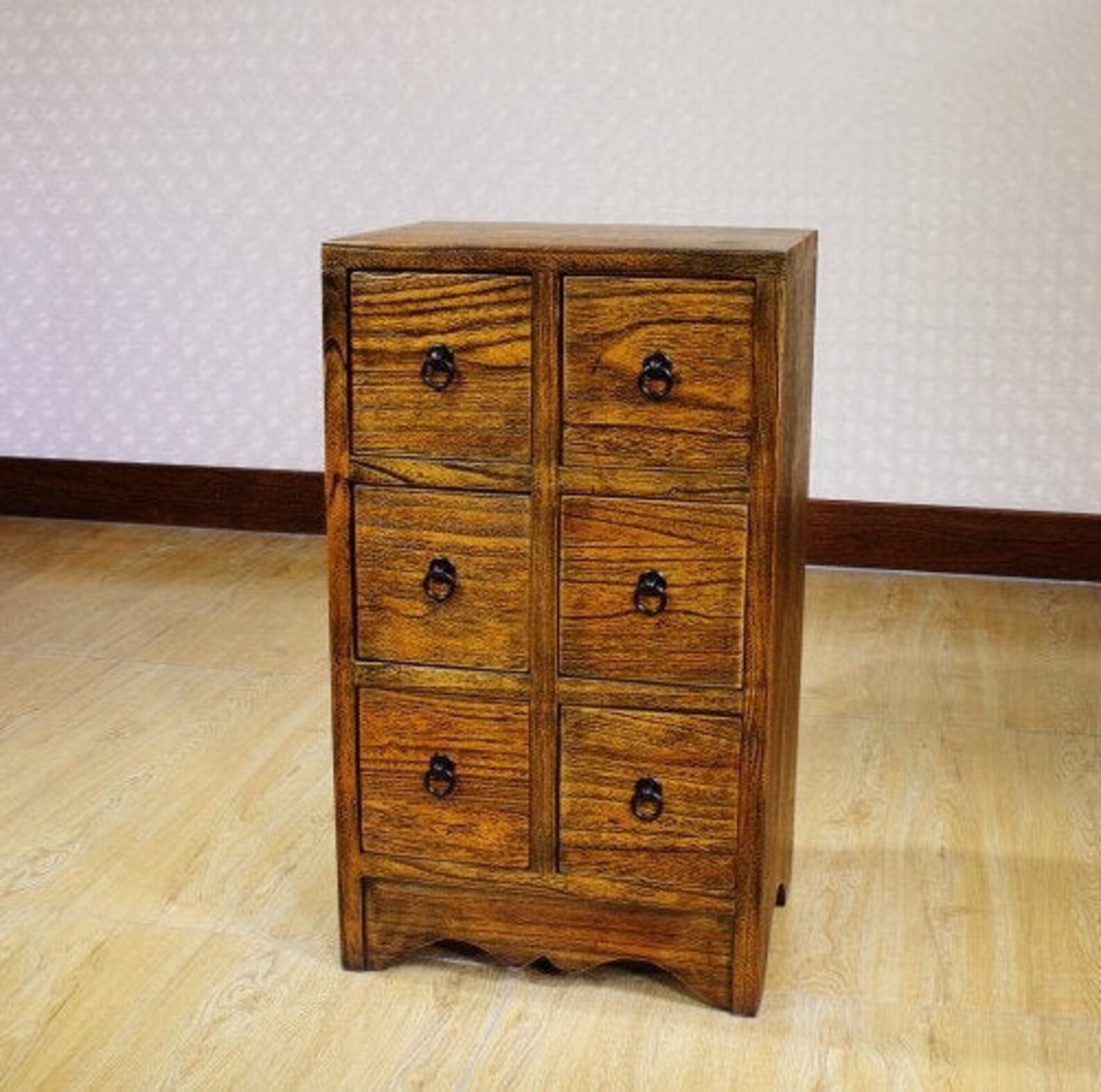 Korean Medicine Chest Paulownia Wood Etsy