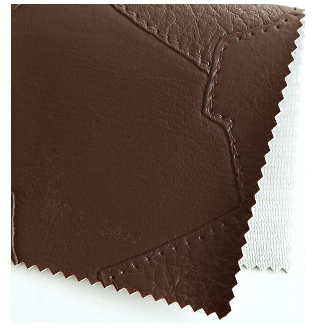 Fabric Patchwork Brown Artificial Leather Fabric 55.1 Etsy
