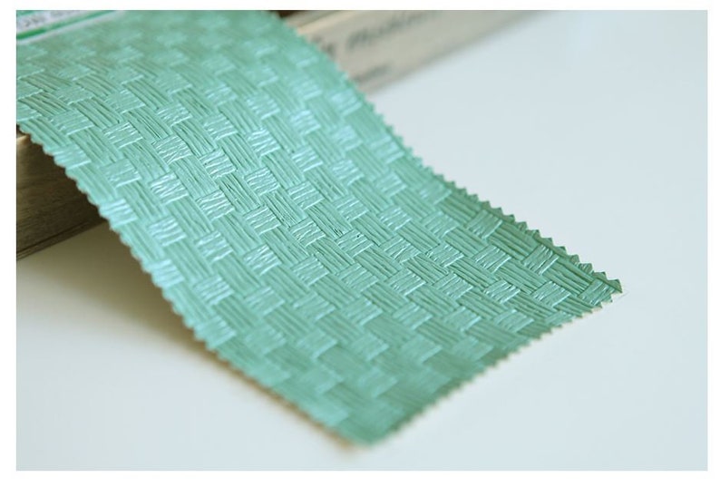 Mosaic Tile Mint Artificial Leather Fabric 55.1 Wide by Yard 69636 Fabric