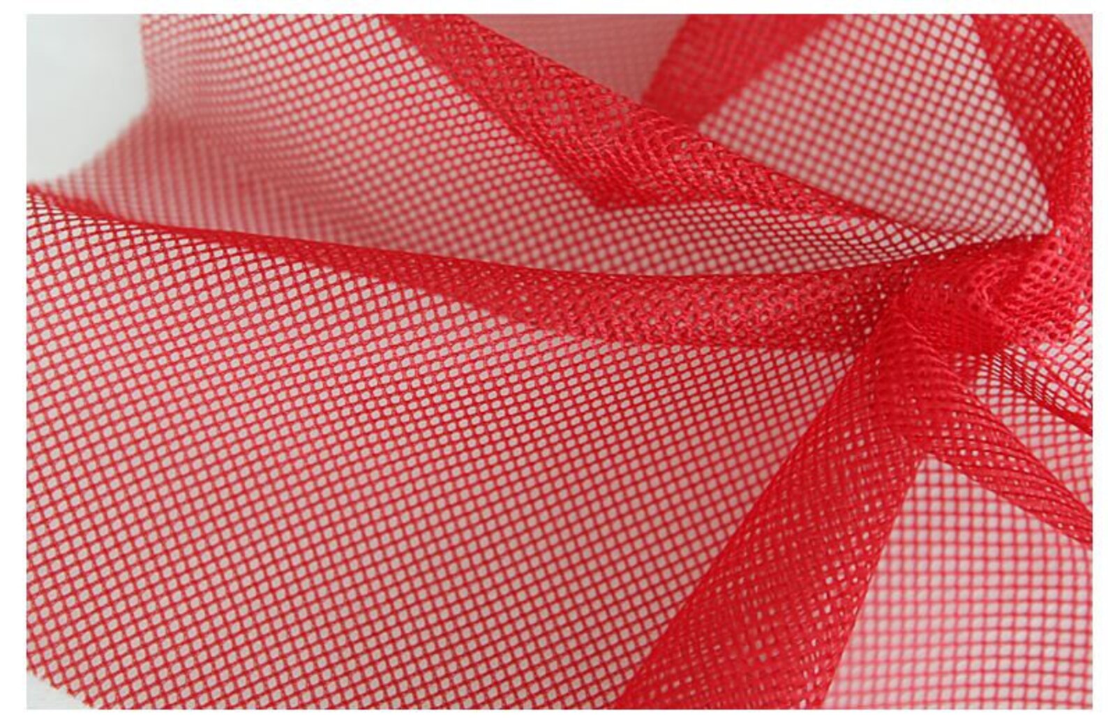 Fabric 3mm Mesh Solid Red Fabric 59 Wide by Yard 38495 Etsy