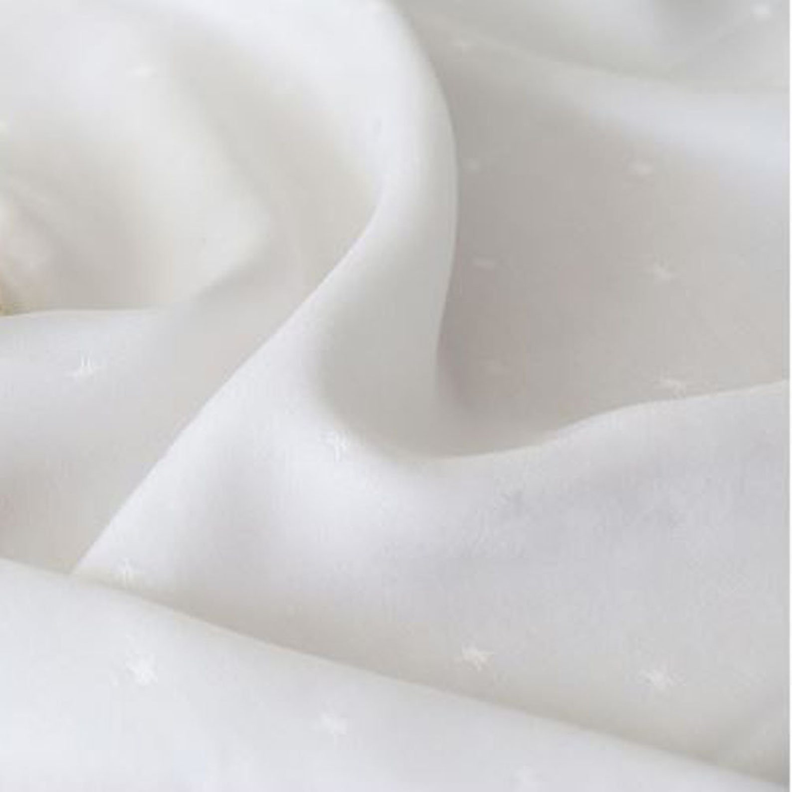 Fabric Plain White Silky Rayon Fabric 61 Wide by Yard Etsy