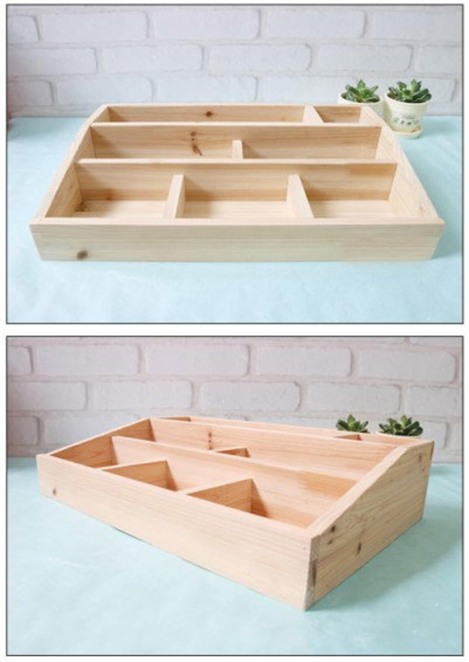 Wood Multipurpose Storage Box Etsy