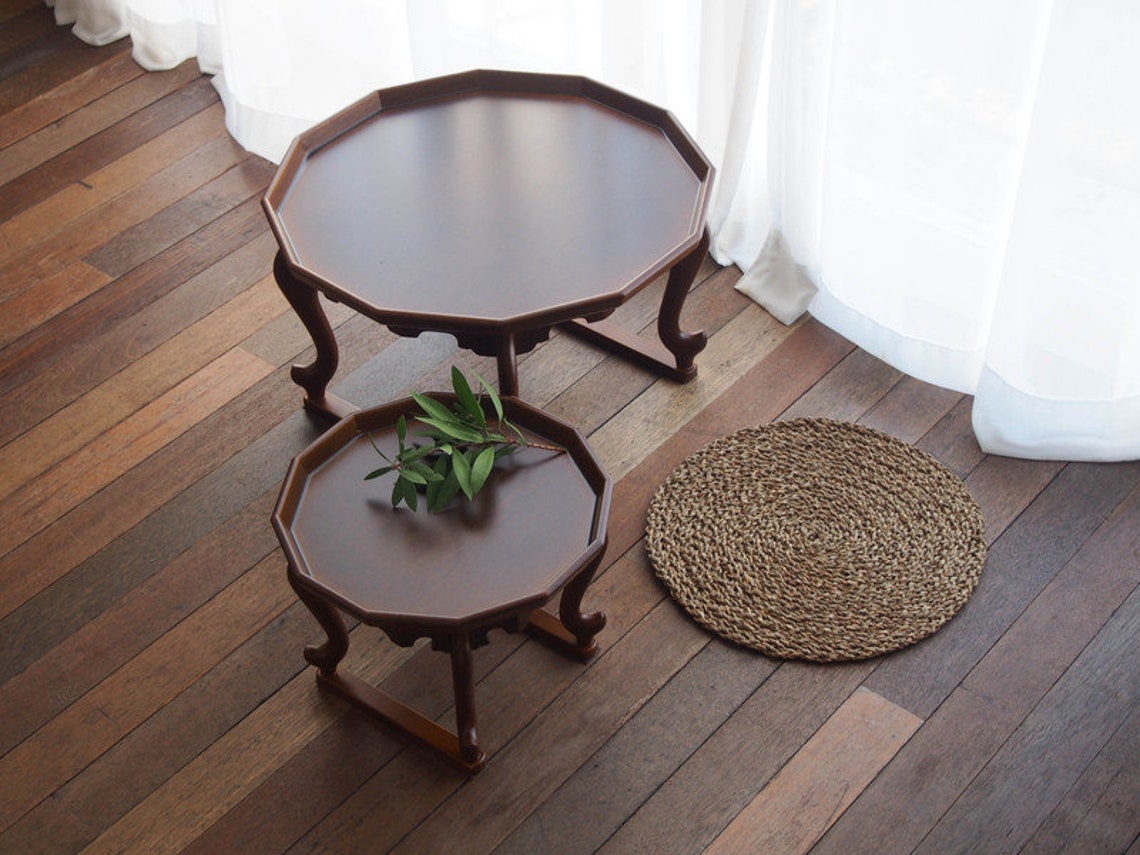 Traditional Korean Tray Tea Table 2 Size Etsy