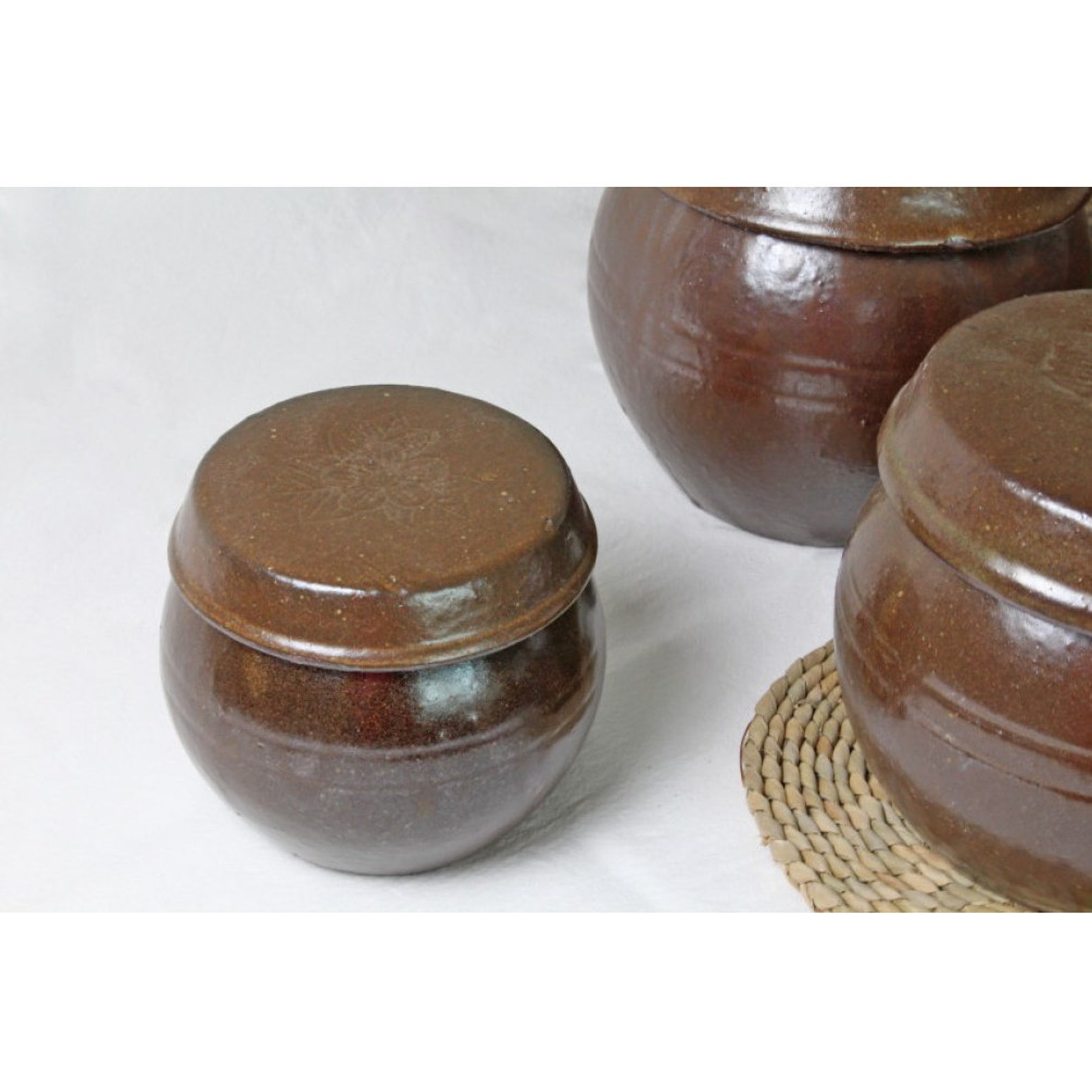 Korean onggi kimchi pot and korean fermentation pot_1Size Etsy