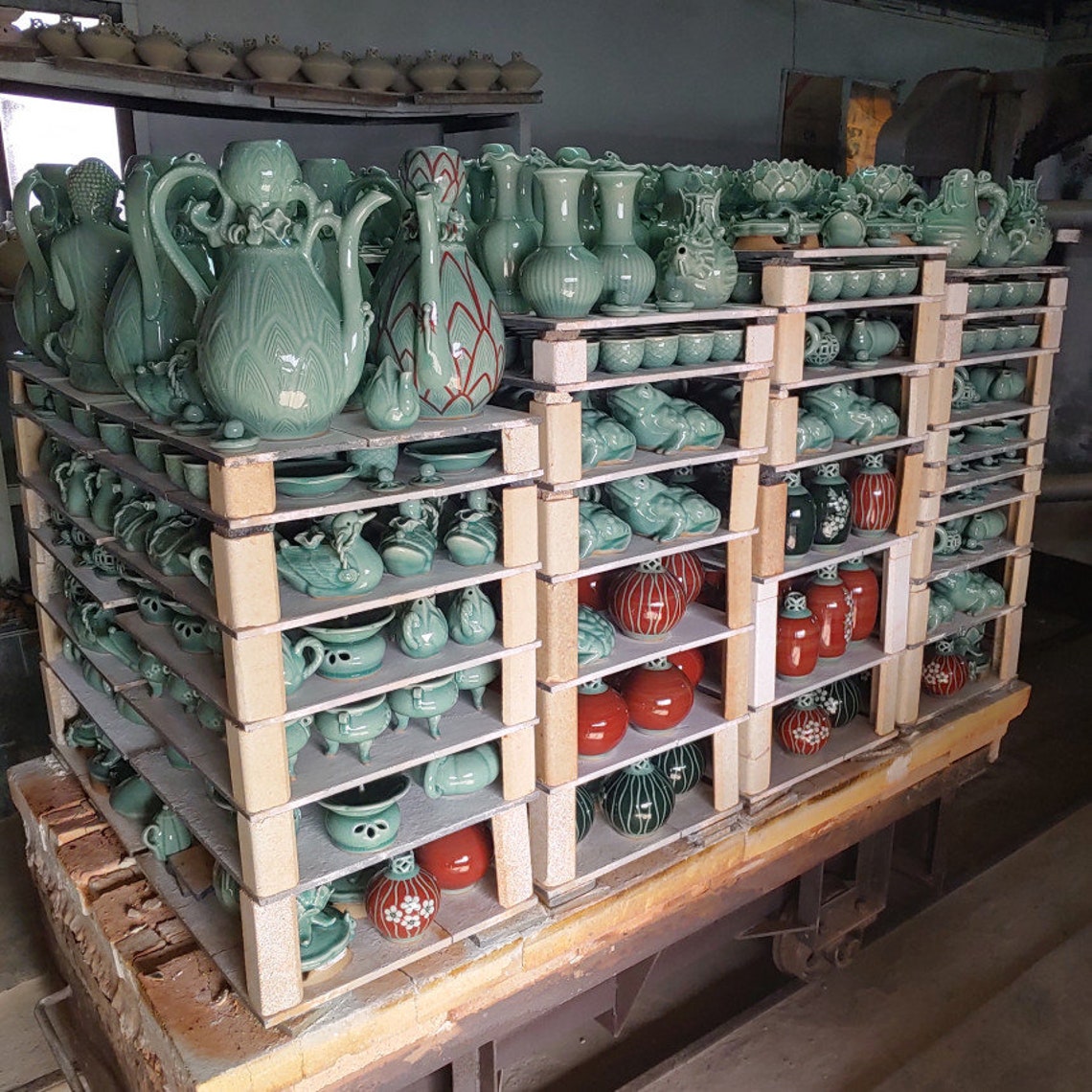 Discount / Korean Onggi Kimchi pot Ceramic 3P Set Etsy