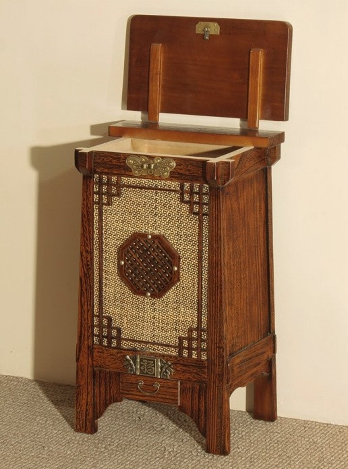 Korean rice chest Paulownia Wood 20L Etsy