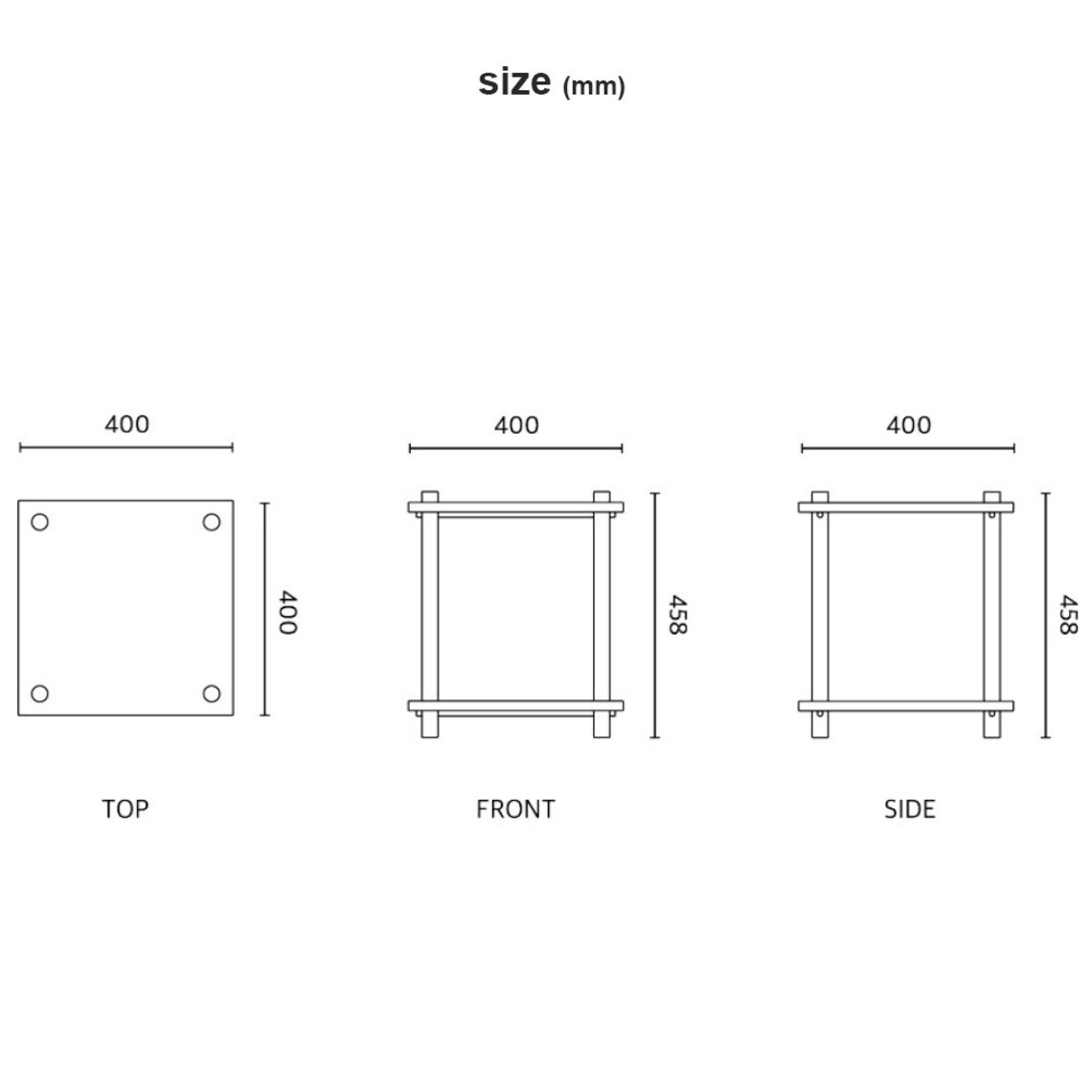 100handmade Wood Storage Magazine rack with Leather Basic Etsy