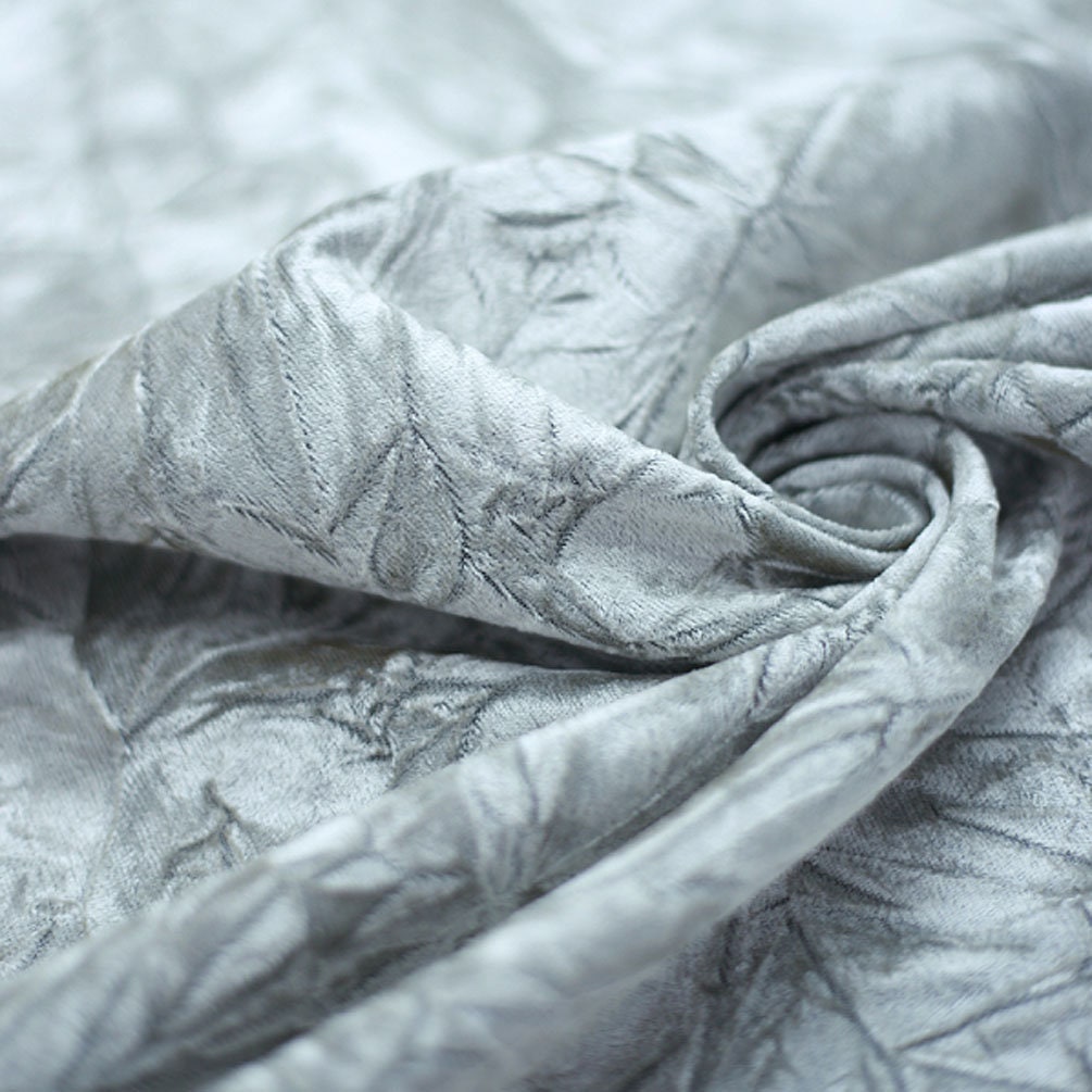 Fabric Crease Processing Velvet Plain Light khaki 41 | Etsy