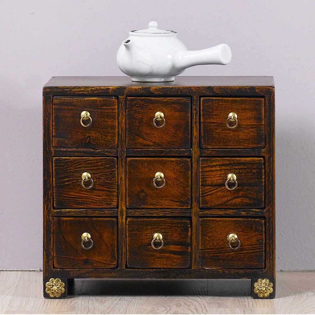 Oriental Furniture Korean Medicine Antique Style Etsy