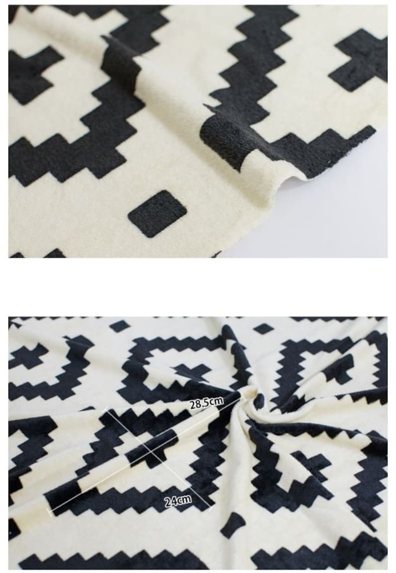 C85100 Fabric Both Side Mono Candy Beige Black Microfiber Fabric 61 Wide by Yard