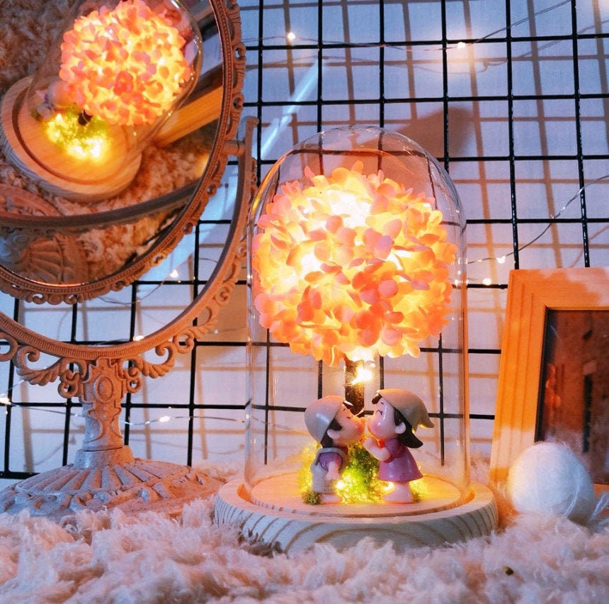 Artificial Cherry Blossom Flower Gift Led Light String on The Etsy