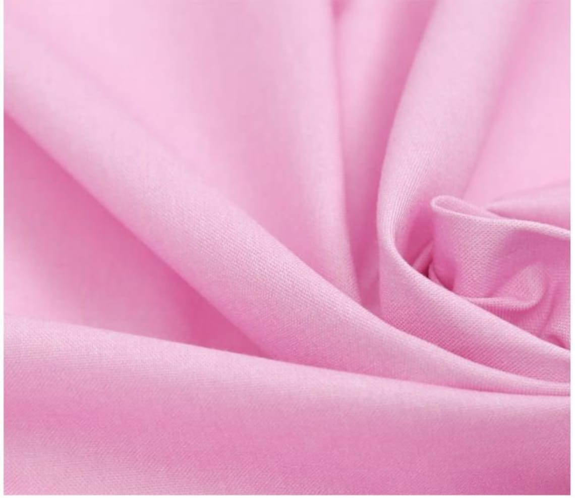 Fabric Blush Pink 29 Plain Weave 20's Cotton Fabric Etsy